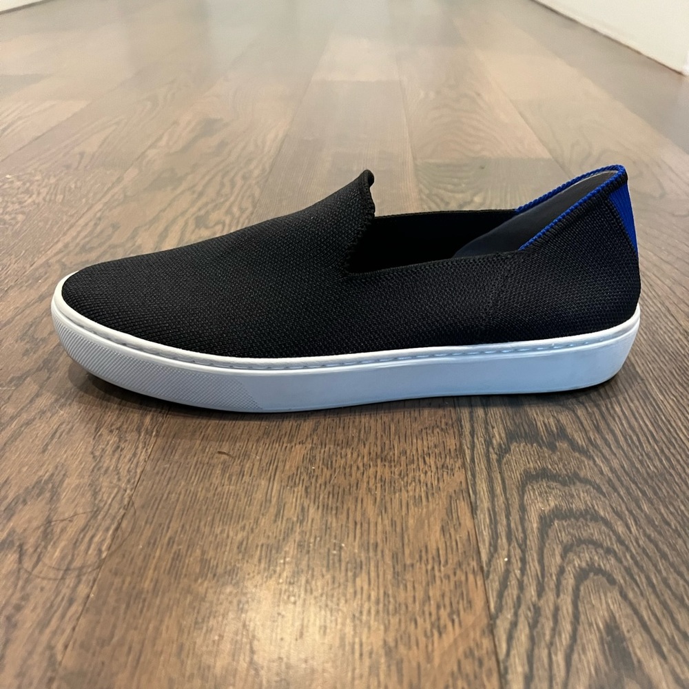 Rothy’s black slip on “the sneaker” size 8.5